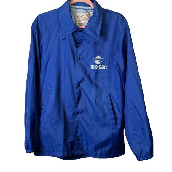 Missouri Pacific Railroad Mo-PAC VTG Lined M Jacket Coat Union Pacific Train - Picture 1 of 9